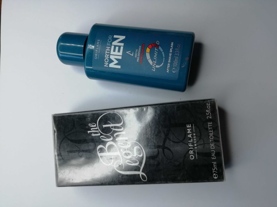 Woda toaletowa Be the Legend Oriflame woda po goleniu north fot man