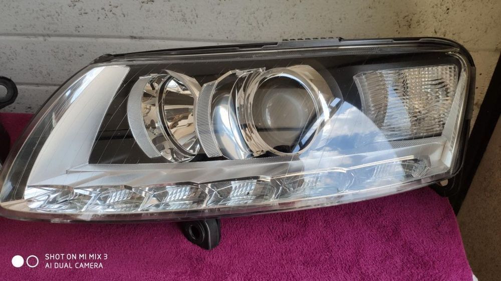 Faróis Bi-xenon Led Audi A6 4F facelift
