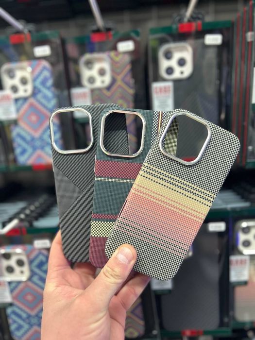 Накладки як Pitaka for iPhone 13 до 16   оптом и в розницу!