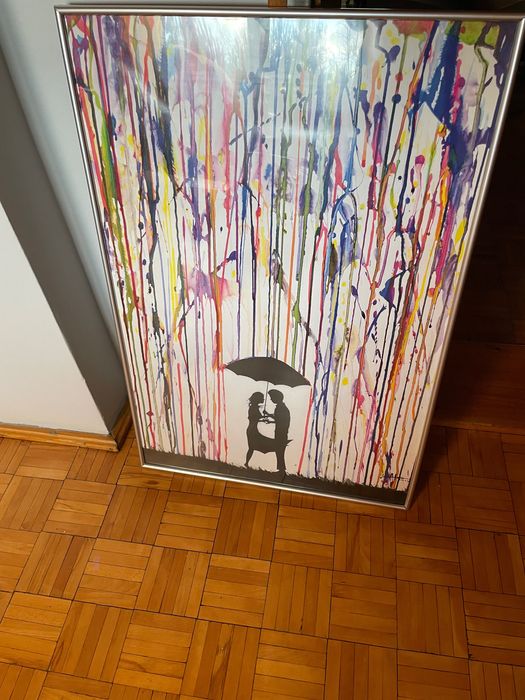 Bardzo ładny plakat w antyramie 90x60