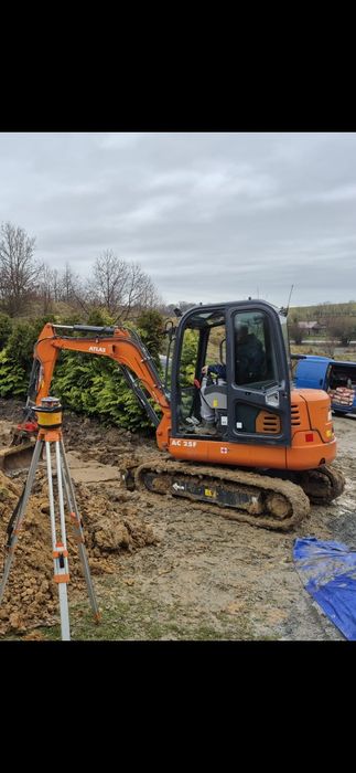 Prace ziemne , Usługi Minikoparka