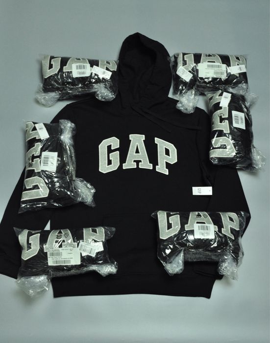 Gap оригинал новые худи кофта чёрные  (NEW) размер M