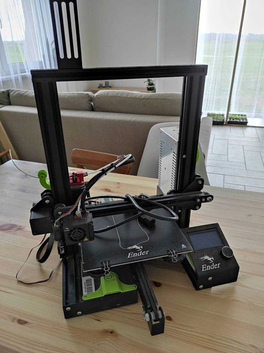 Ender 3, BLTouch, cicha płyta, nowy ekstruder