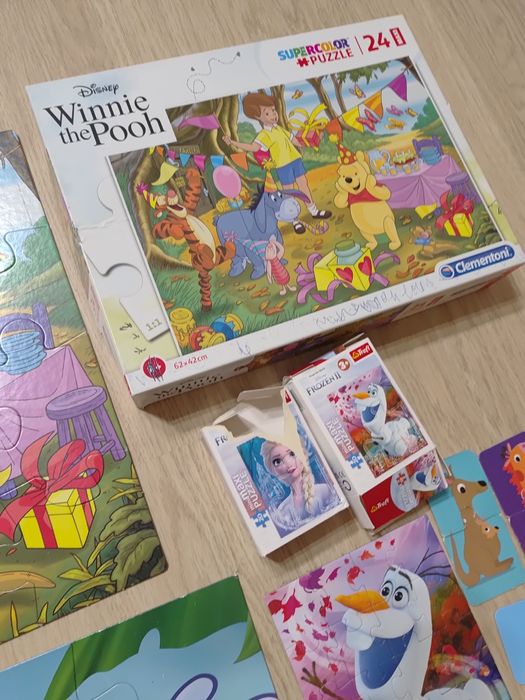 Zestaw puzzli puzzle duży format dla dziewczynki