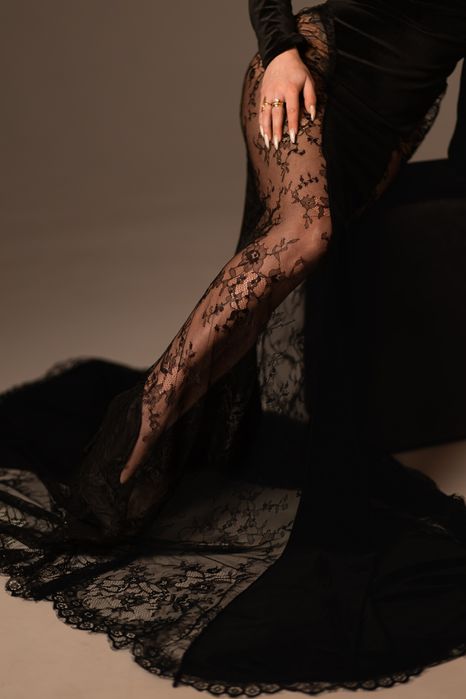 Сукня з гіпюром (прокат)