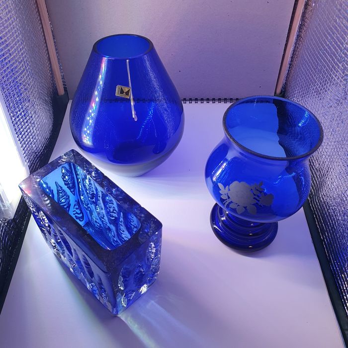 Szkło KOBALTOWE moja kolekcja