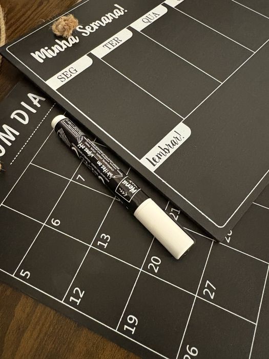 Quadros de planeamento em ardósia