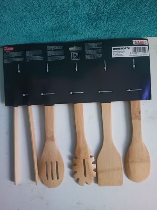 Бамбукові лопатки для кухні 5 предметів