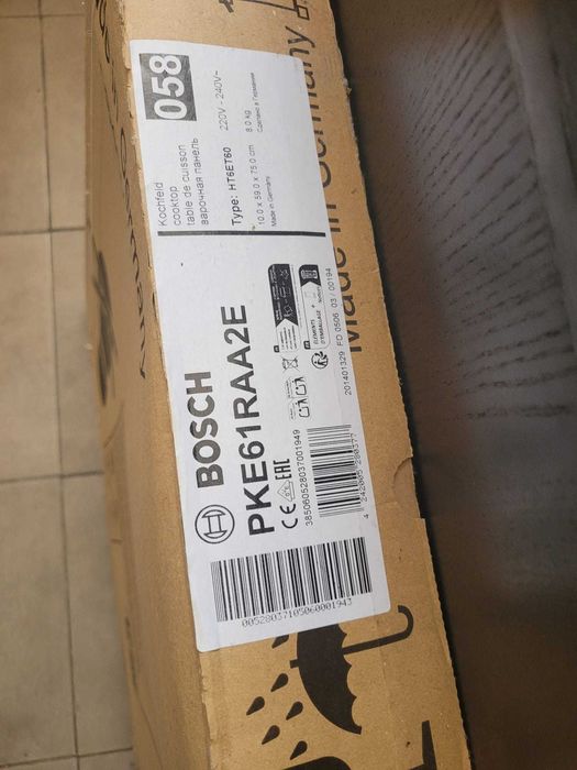 Placa vitrocerâmica BOSH - Nova