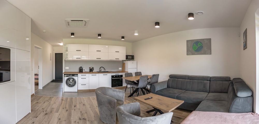 Domki Apartamenty na mazurach 7-14  osób. Całoroczny z balią