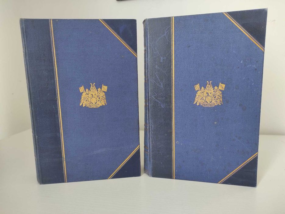 Старинные исторические книги. Кайзер Вильгельм и Отто Бисмарк.