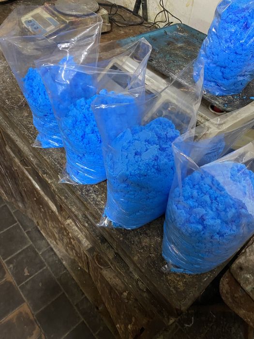 Медный Купорос Синий Камень Медь Сернокислая