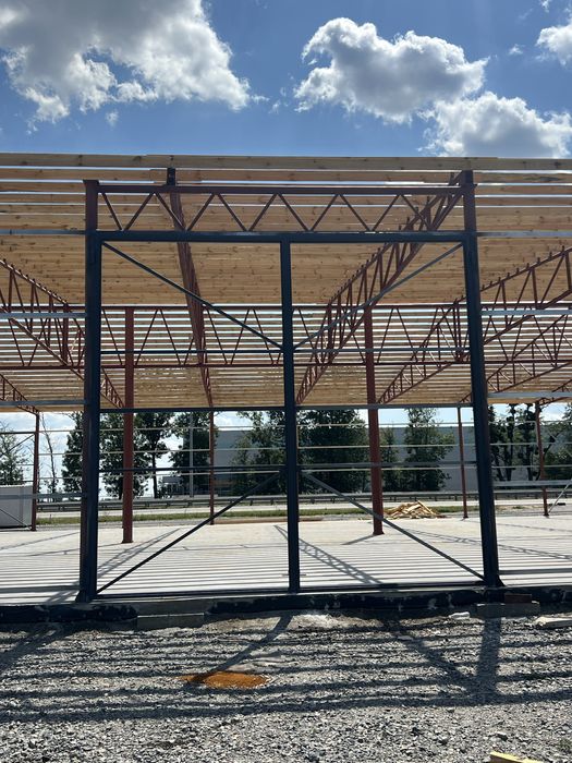 Ангар під ключ ціна 2900 гр за 1м2