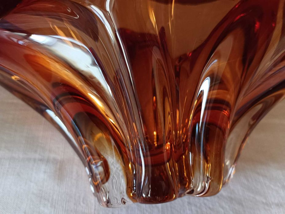 Centro mesa cristal murano. Agora com Desconto