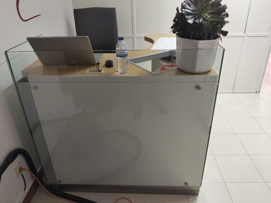 Balcão de recepção