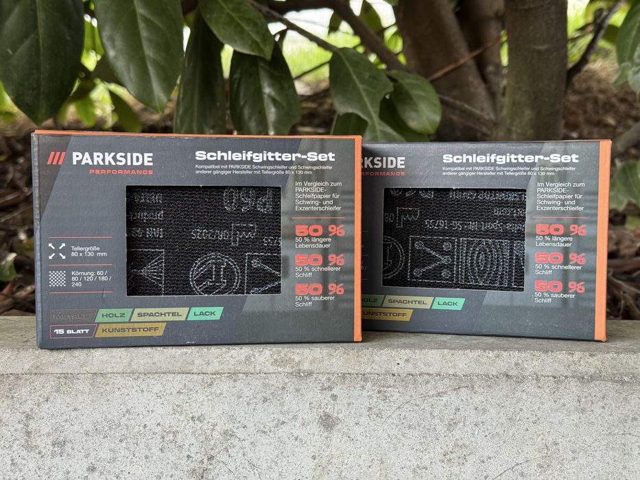 набір шліфувальних сіток PARKSIDE PERFORMANCE 80х130мм