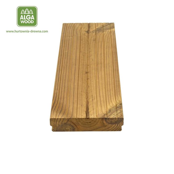 Thermo Sosna deska tarasowa ryflowana + TRANSPORT