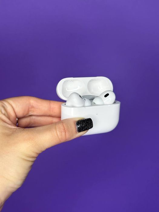 Аирподс pro 2 Lux 1:1 (рабочие шумоподавления и прозрачность) + чохол