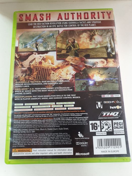 Игровой диск на Xbox 360