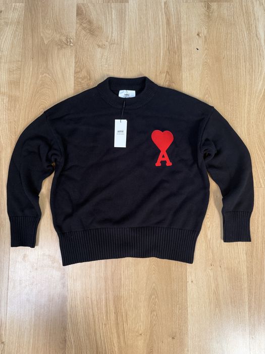 Czarny sweter Ami Paris