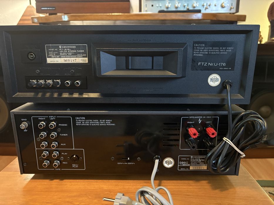 Conjunto Kenwood  KA-305 + tuner KT-313L
