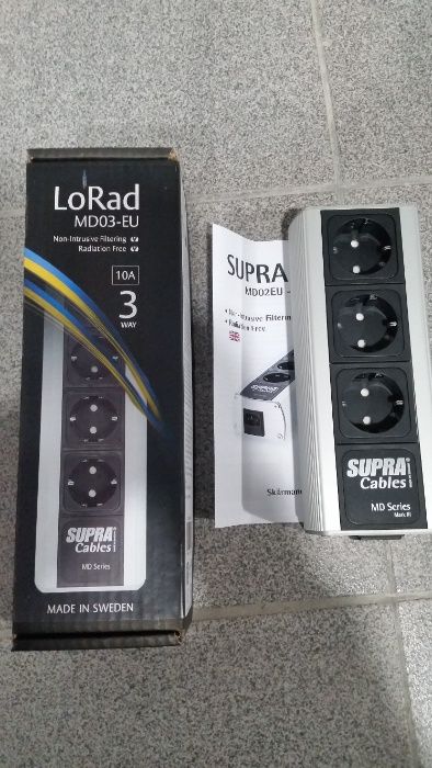 Сетевой фильтр-распределитель Supra LORAD MAINS BLOCK MD03-EU MK3