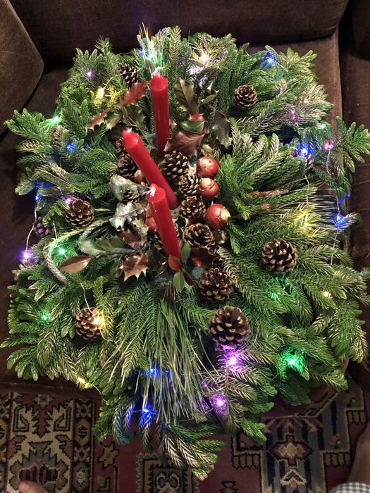 Centro de mesa natalino