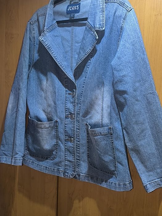 Katana jeansowa kurtka