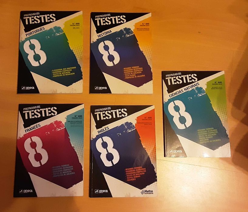 Preparar os Testes - 8º Ano - 8€ cada!
