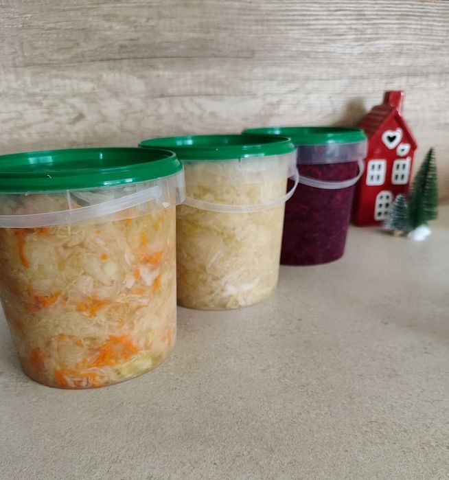 Czerwona kapusta kiszona 2x1 kg