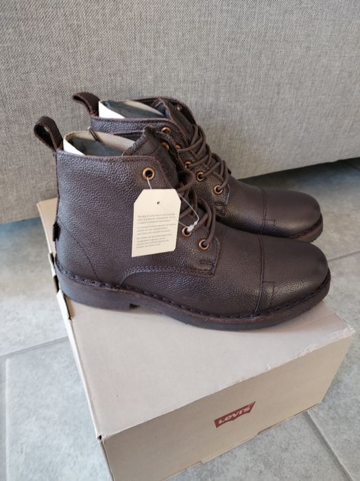 Buty Levi's r. 39meskie  skóra naturalna idealne na wiosnę  brązowe