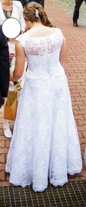 koronkowa suknia ślubna rozm.40-42