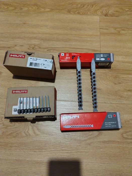 Gwożdzie i naboje Hilti