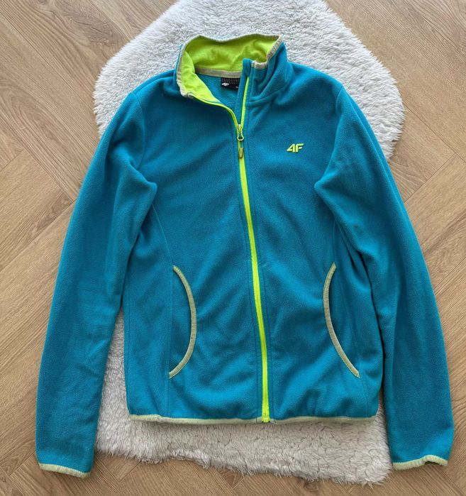 4F bluza Polar na zamek niebieski Lemo  36 s m