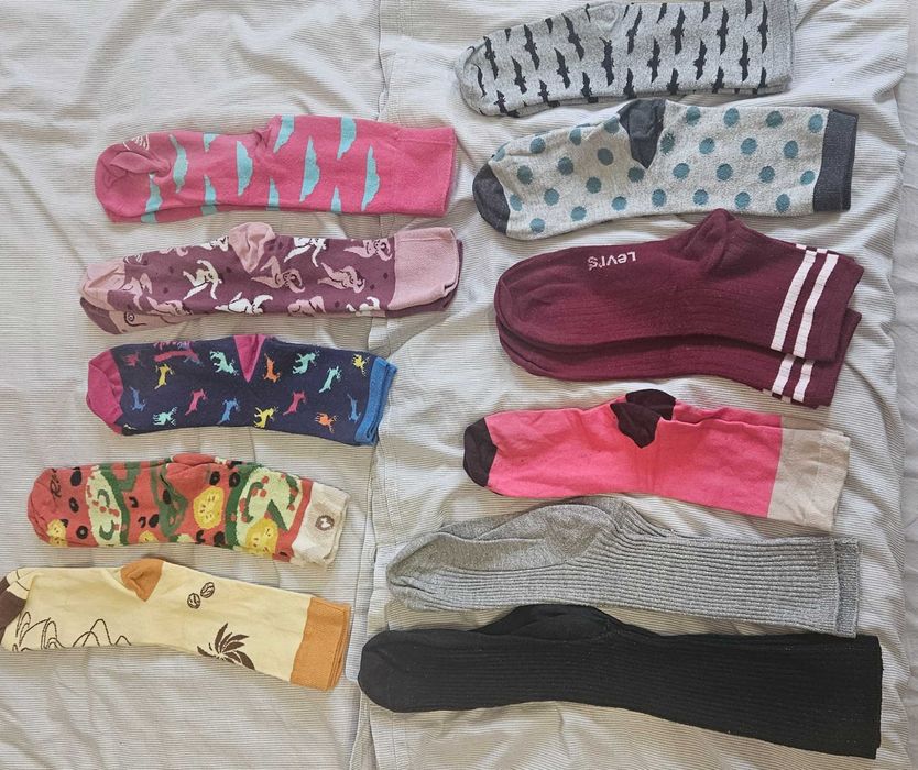 Zestaw 11 par skarpetek