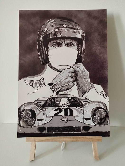 Posters Ayrton Senna, Steve McQueen, Bowie, Zeca Afonso, Jimi Hendrix.