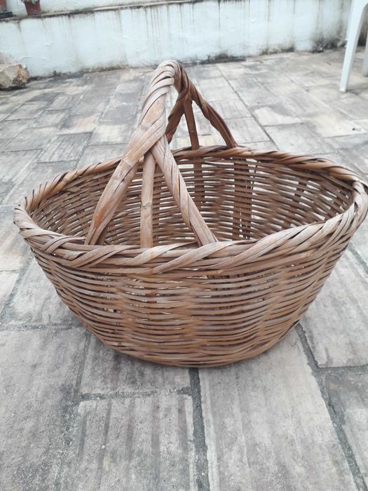 Cesta em Vime Artesanal