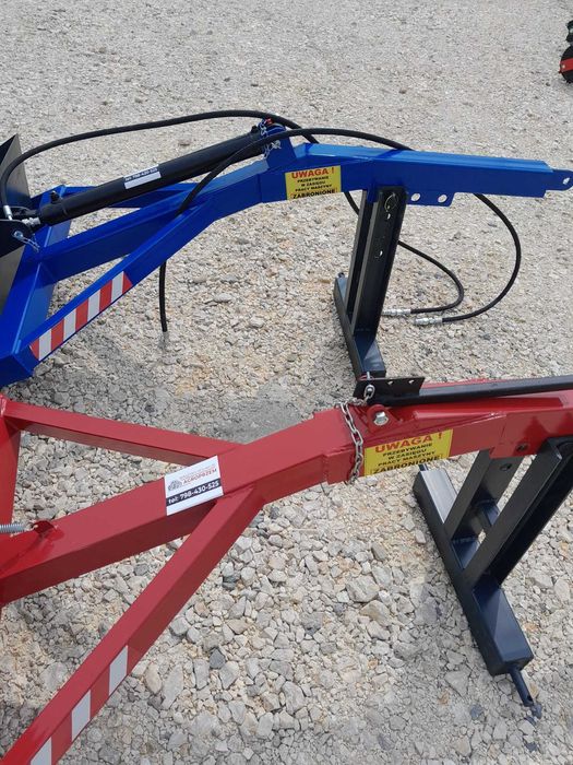 Tuz tur do mini traktorka szufla łyżka hydraulika widły do obornika