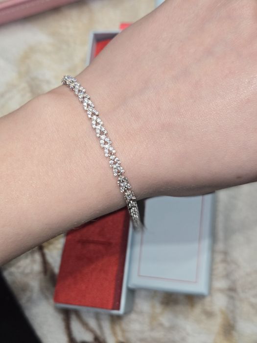 Шикарний Срібний браслет 925