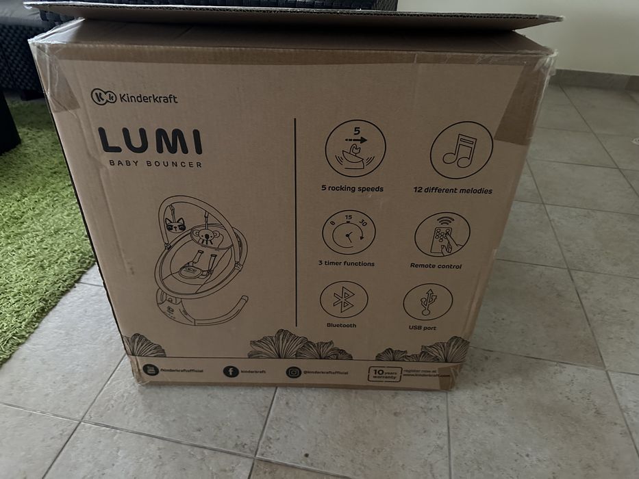 Baloiço multifuncional bebé Lumi