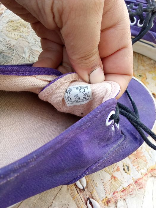 Vans com plataforma Roxas