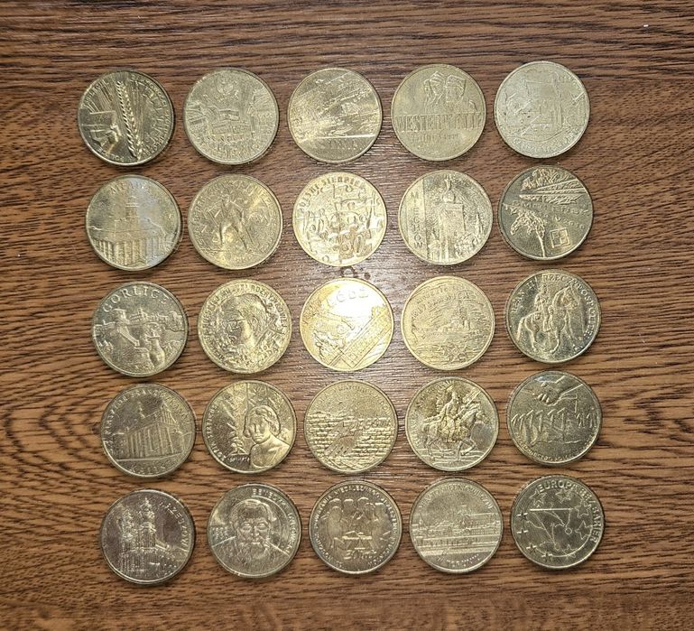 25 monet 2 zł okolicznościowych NBP (Nordic Gold)