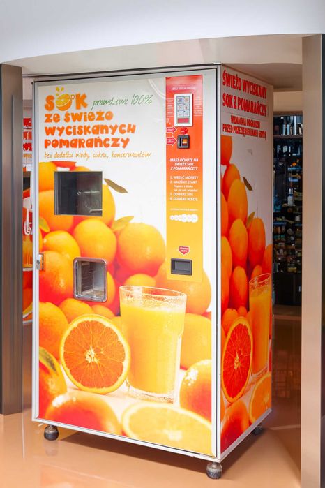 Sokomat Zummo Z10 vending świeży sok z pomarańczy