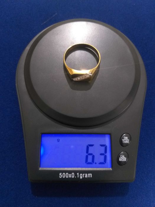 Anel Ouro De 800‰ - Diamantes