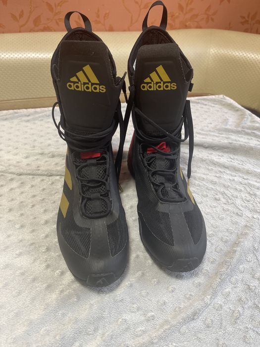 Боксерки Adidas SPEEDEX 18 Pink-POIZON оригинал по стельке 24,5