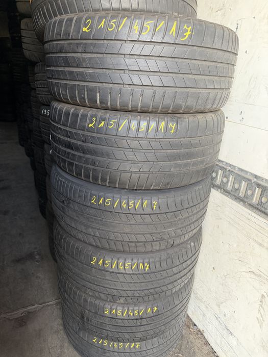 Uzywane opony letnie 215/45/17 6szt