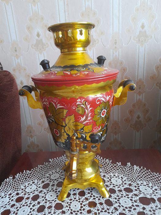 Самовар электрический расписной