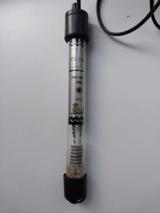 Аквариумный нагреватель воды автоматический  VK100 - 220В/50W рабочий
