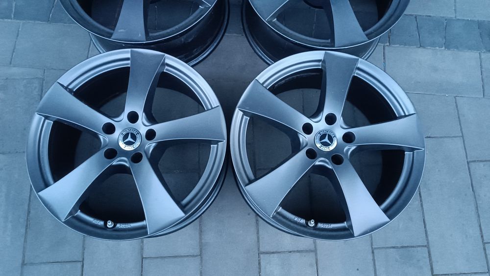 18 Alufelgi Audi A4 A5 A6 5x112 Mercedes C E GLC BMW 3,5, stan bdb grafitowe