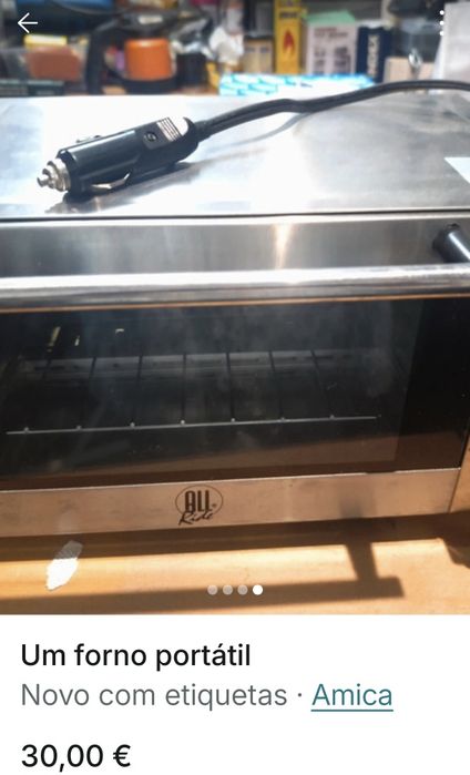 Forno portátil novo nunca foi usado